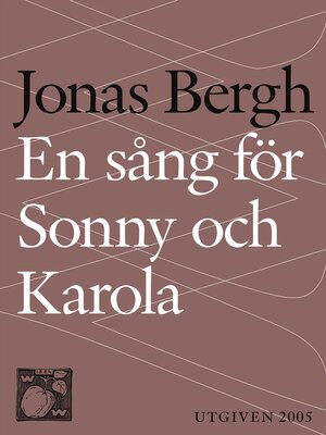 cover image of En sång för Sonny och Karola